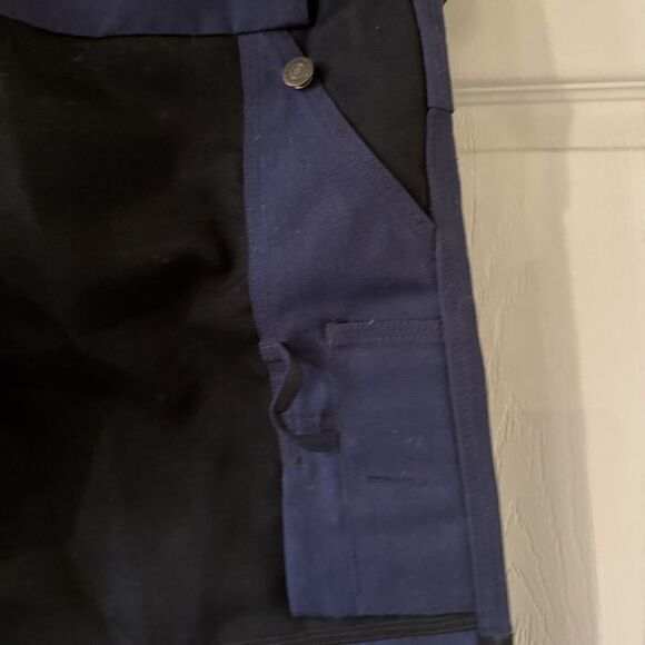 Blaklader Workwear Pants 38x31 Blue Utility Cargo Reinforced Durable Tradesman - Picture 11 of 16